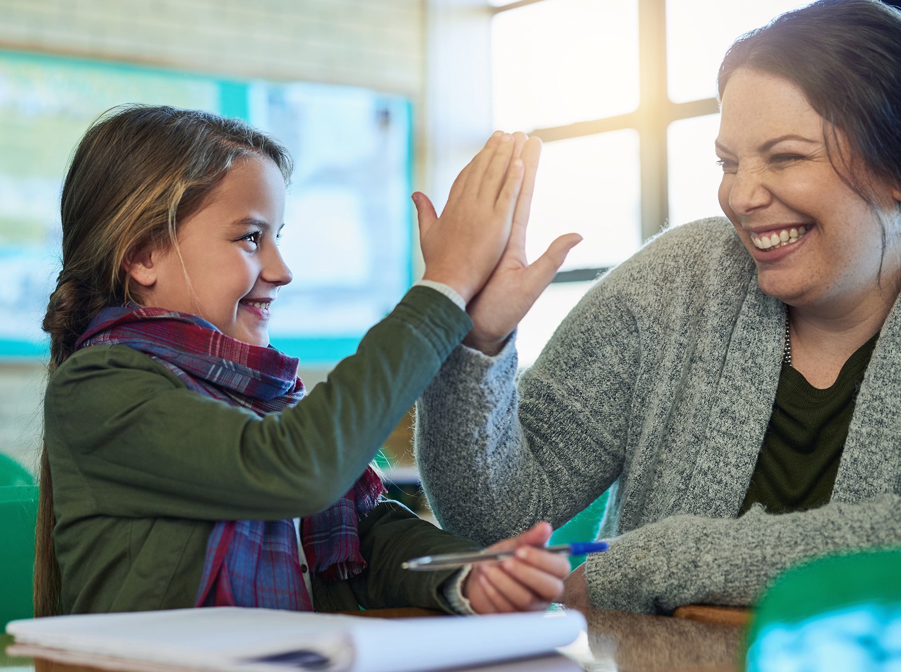 Becoming a top student with the help of her teacher