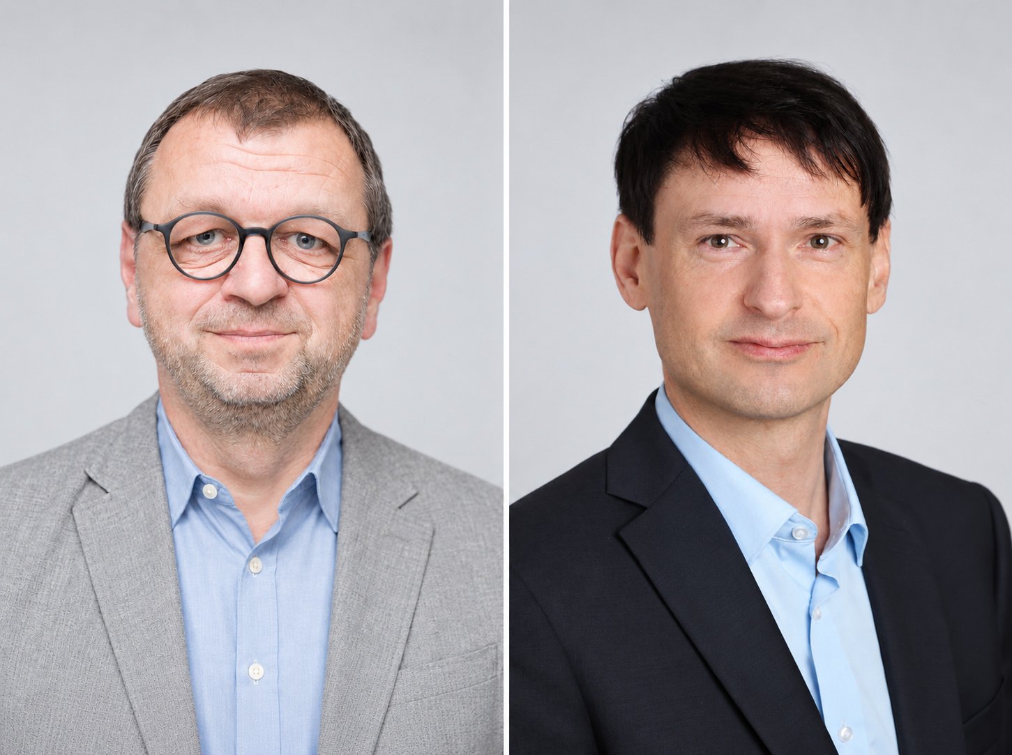 Pastor Matthias Loyal (left), Pastor Dr. Raimund Wirth